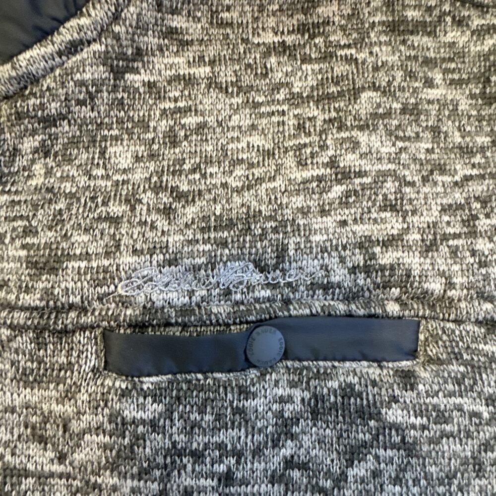 Eddie Bauer Men's Sweater Fleece Size XL Gray Quarter Zip - Picture 6 of 7